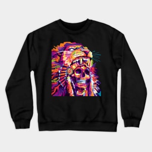 Indian skull Crewneck Sweatshirt